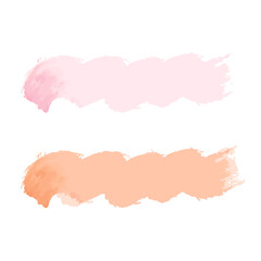 筆で描いた線のフレーム　水彩風　イラストベクター素材