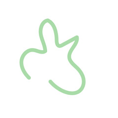 Abstract shapes Squiggly lines