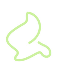 Abstract shapes Squiggly lines