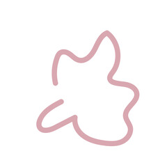 Abstract shapes Squiggly lines