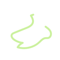 Abstract shapes Squiggly lines