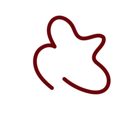 Abstract shapes Squiggly lines