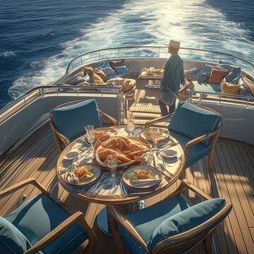 Experience the Ultimate Gourmet Alfresco Dining Adventure on a Luxury Boat