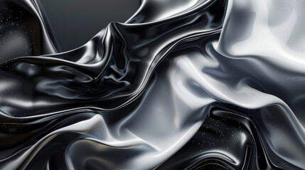 Naklejka premium Dark Grey Art Design with Organic Elements