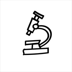 Microscopic, Magnifier icon. Search magnifying glass sign