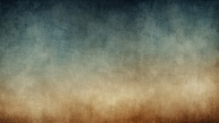 blue sepia gradient watercolor on paper texture background from Generative AI