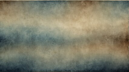 blue sepia gradient watercolor on paper texture background from Generative AI - obrazy, fototapety, plakaty