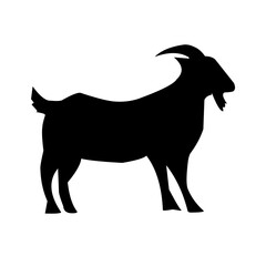 Vector illustration of farm animals, farm goats, etawa goats.