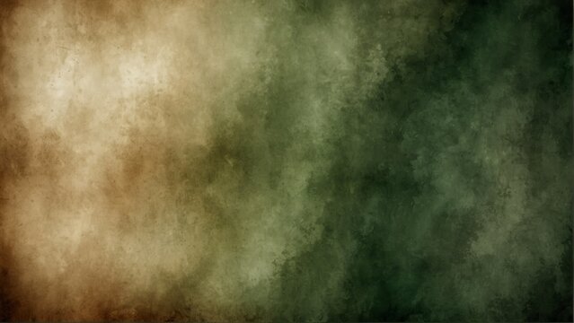 dark green sepia gradient watercolor on paper texture background from Generative AI
