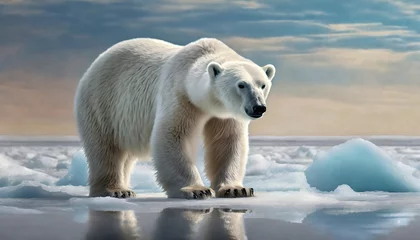 Foto op Canvas oso polar, conservacion © Max