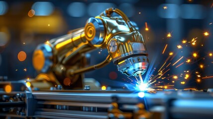 High initial investment, Implementing robotic welding systems can be expensive - obrazy, fototapety, plakaty