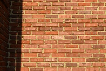 Shadow on Brick Wall