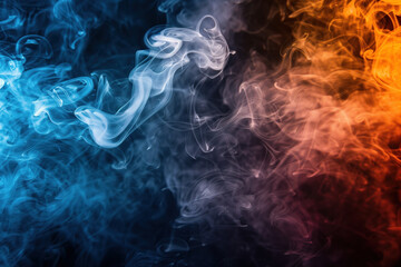 Colorful Smoke, Studio Shot, Generative AI