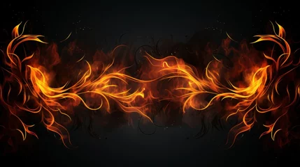  炎のフレーム,Generative AI AI画像 © beeboys
