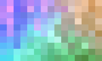 Vector abstract and colorful pixel background