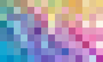 Vector abstract and colorful pixel background