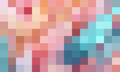 Vector abstract and colorful pixel background