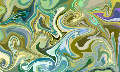 Multicolour colourful background in acrylic pouring