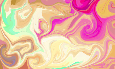 Multicolour colourful background in acrylic pouring