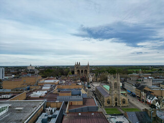 Obraz premium City Centre of Peterborough City of England UK