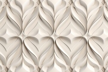 a wallpaper with a pattern of white and brown colours.