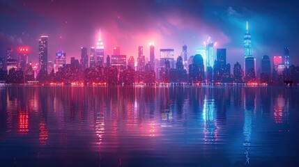 A panoramic view of the vibrant metropolis of Cebu City, with skyscrapers soaring into the sky