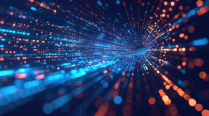 Data digital connection speed line abstract technology background