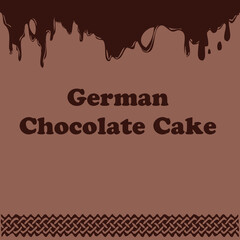 German Chocolate Cake poster