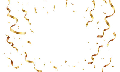 vector realistic confetti background design