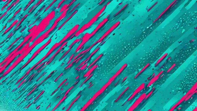 abstract Parallelogram Halftone Dynamic Turquoise Texture, motion