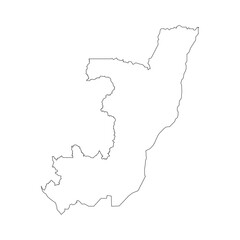 congo map icon vector