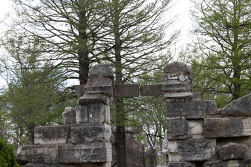 structures and buildings at tower grove park pavilion