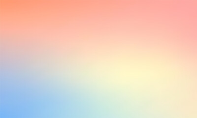 Summer Ombre Gradient Background Vector in Vibrant Colors