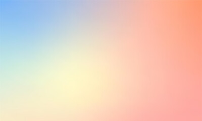 Vibrant Summer Ombre Background Vector with Gradient