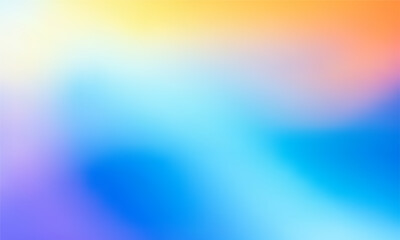 Blurred Colorful Abstract Gradient Vector Vivid Background Design