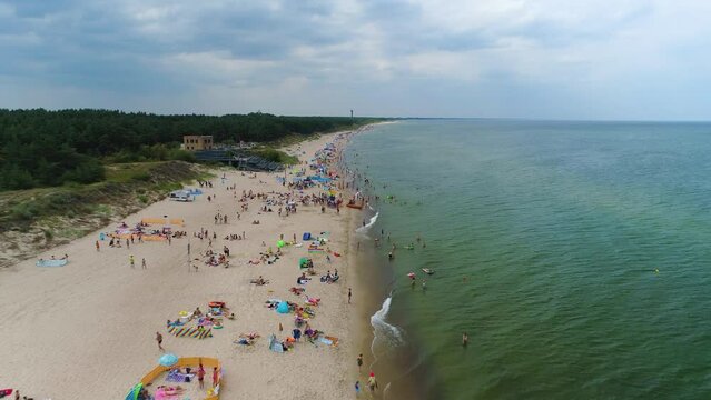 Beach Baltic Sea Lazy Plaza Morze Baltyckie Aerial View Poland