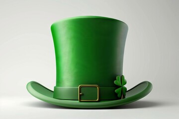 st patricks day leprechaun hat front view festive irish holiday symbol illustration