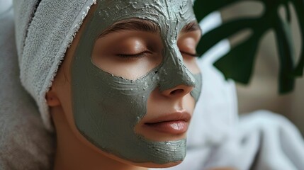 Tranquil Skin Detox and Purification Revitalizing Mud Mask Application Process for Radiant Complexion