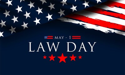 Fototapeta na wymiar Law Day in the United States of America is celebrated on May 1 , vektor background