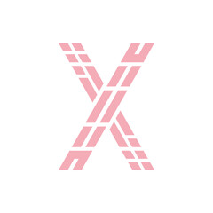 Monogram X. Design vector X logo. Monogram initial letter mark X logo design. Monogram design vector logo. Monogram initial letter mark X logo design. Simple X monogram. Monogram X design logo