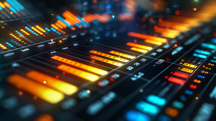 Obraz premium Management System to make report metrics connected to database. Corporate strategy for finance, operations, sales, marketing. finance data analytics graph.