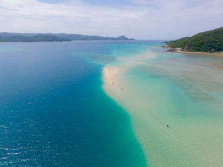 奄美大島　かくれ浜　空撮
