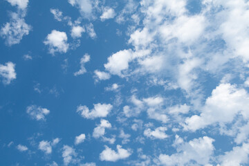 blue sky with clouds background