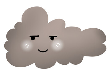clouds cute cartoon drawing