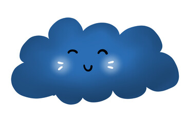 clouds cute cartoon drawing