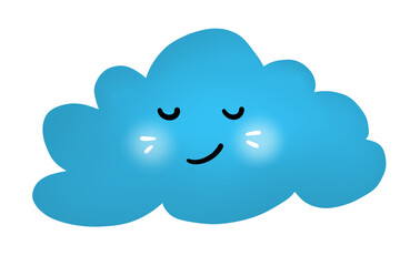 clouds cute cartoon drawing
