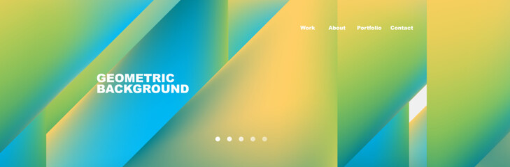 A pattern of azure triangles and rectangles on an electric blue background, resembling a futuristic electronic device display with geometric shapes and lines