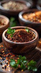 Beautiful presentation of Adobo Seasoning, hyperrealistic food photography