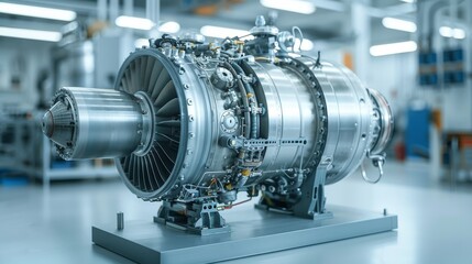 Jet engines or gas turbines are the engines in aircraft that power them. They are disassembled during maintenance and repairs.