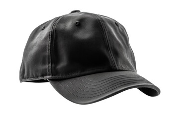 Black cap mockup on Transparent Background PNG